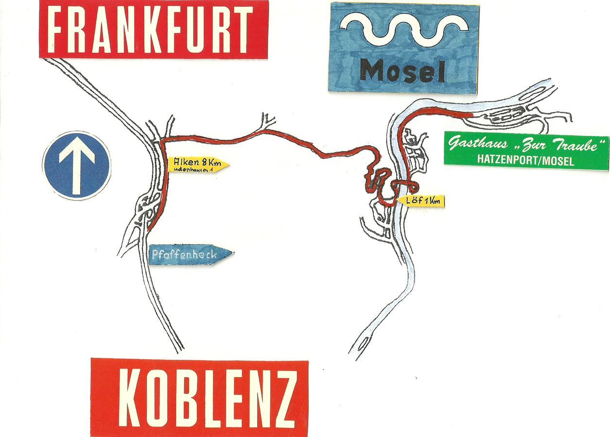 Gasthaus Zur Traube Hatzenport Экстерьер фото